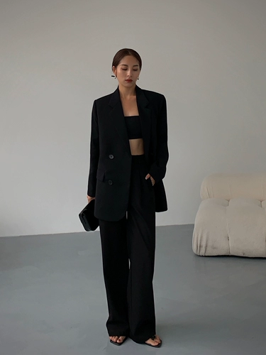 Осенний пиджак классического кроя для отдыха, (в наличии на складе), в корейском стиле