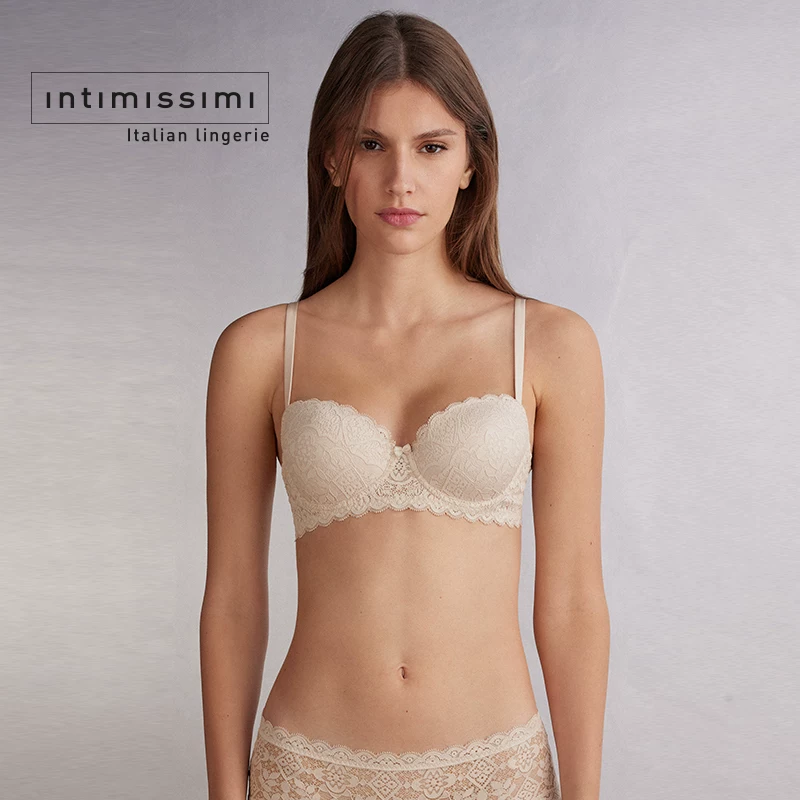 Intimissimi women's underwear Sofia sexy push-up thin cup lace cute RID97R