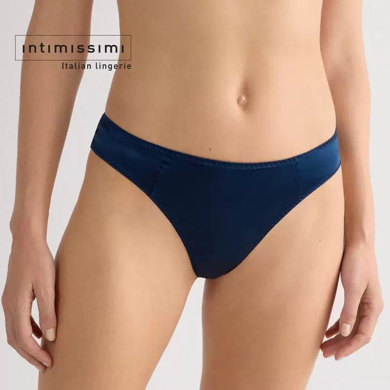 Интимиссими Мисс Шу Ман Мода Slim Шелковистые бесшовные полупакетные бикини треугольник треугольник шорты кожа SBD92A