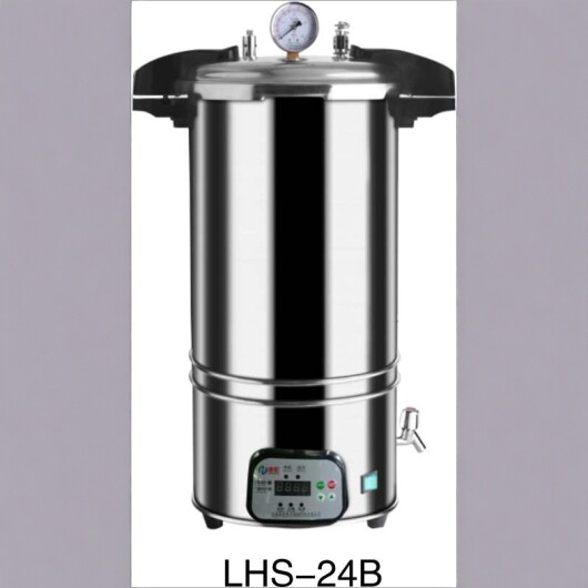 LHS-24B宁波凌宏24L实验室美容所高压蒸汽不锈钢手提式小型灭菌锅
