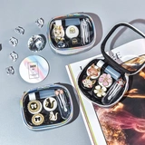 Невидимые брендовые портативные очки, двойная милая система хранения, простой и элегантный дизайн