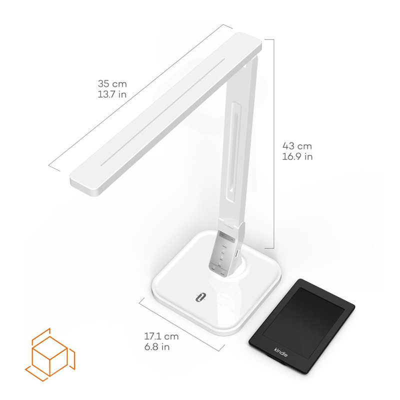 Taotronicsled Eye Protection Desk Lamp USB Interface Study Reading Energy-Saving Lamp Student Dormitory Special Bedside Lamp