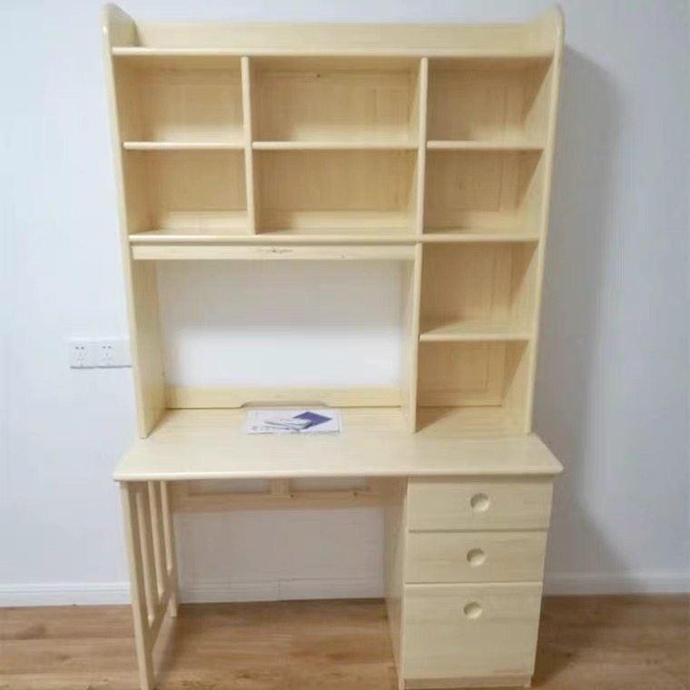 Songbao Kingdom Children's Furniture Finland All Solid Wood Flagship Classic DT003 Desk Combination Bookshelf Computer Desk