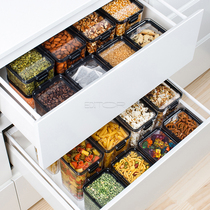 EDITOR01 New Zealand Sistema square sealed jar preservation box Drop-resistant food storage box Plastic spot