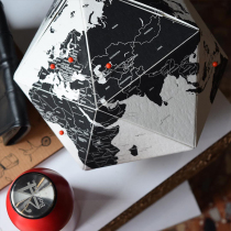 EDITOR01 Italy Palomar HERE Globe Creative ornaments Travel Footprint Mark decoration