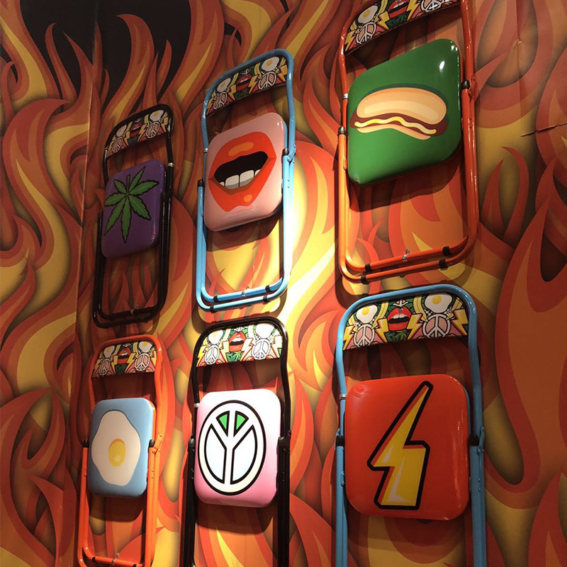 EDITOR01 Italy seletti folding chair new dining chair creative fun backrest chair niche spot