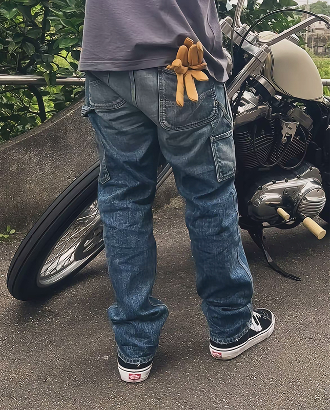 In-Stock Madness Denim Jeans Japanese Washed Denim Jeans Lumberjack Workwear Shawn Yue 24S