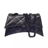 Сумка через плечо, цепь, ремешок для сумки, сумка подмышку, коллекция 2023, из натуральной кожи, на цепочке