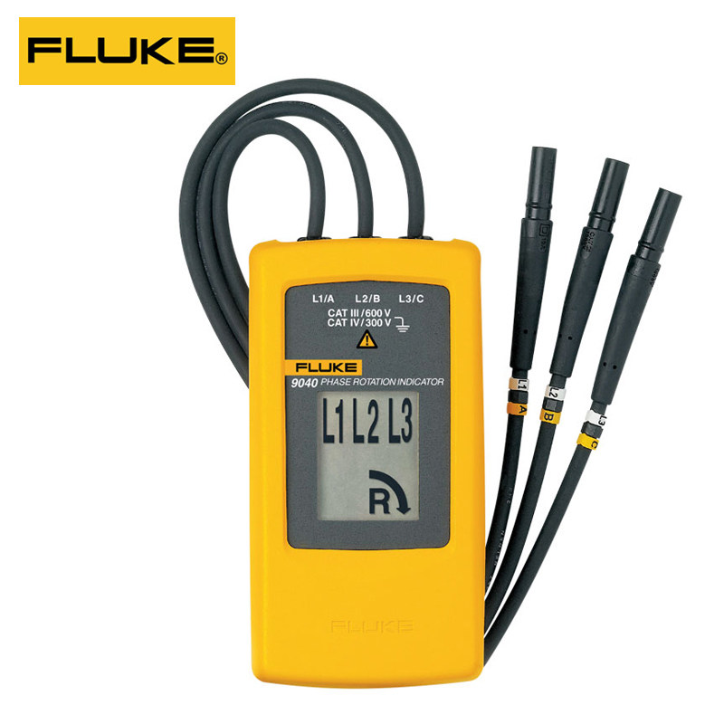 Fluke FLUKE F9040 phase sequence indicating instrument F9062 motor and phase sequence rotation indicating instrument
