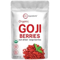Organic Goji Berries 32 Ounces ) 100% Natural Sun-Dried