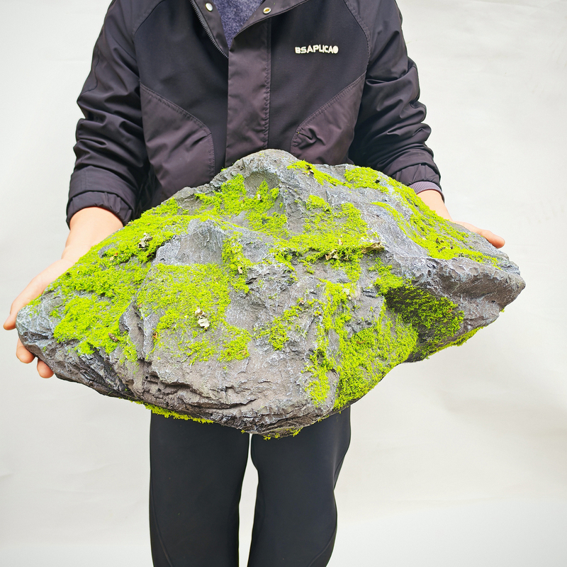 Simulated Moss Stone Pu Landscape Stone Rockery Ornaments for Small Yard Landscaping Decoration and Window Display Decoration Fiberglass Simulated Moss Stone Pu Landscape Stone Rockery Ornaments for Small Yard Landscaping Decoration and Window Display Decoration Fiberglass