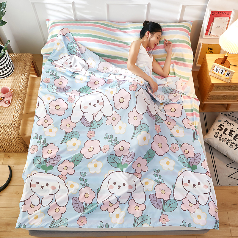 Travel Hotel Sepal Sleeping Bag Adults On Business Trips Double Tourist Bed Sheets Portable Guesthouses Stay Hotel Deity-Taobao