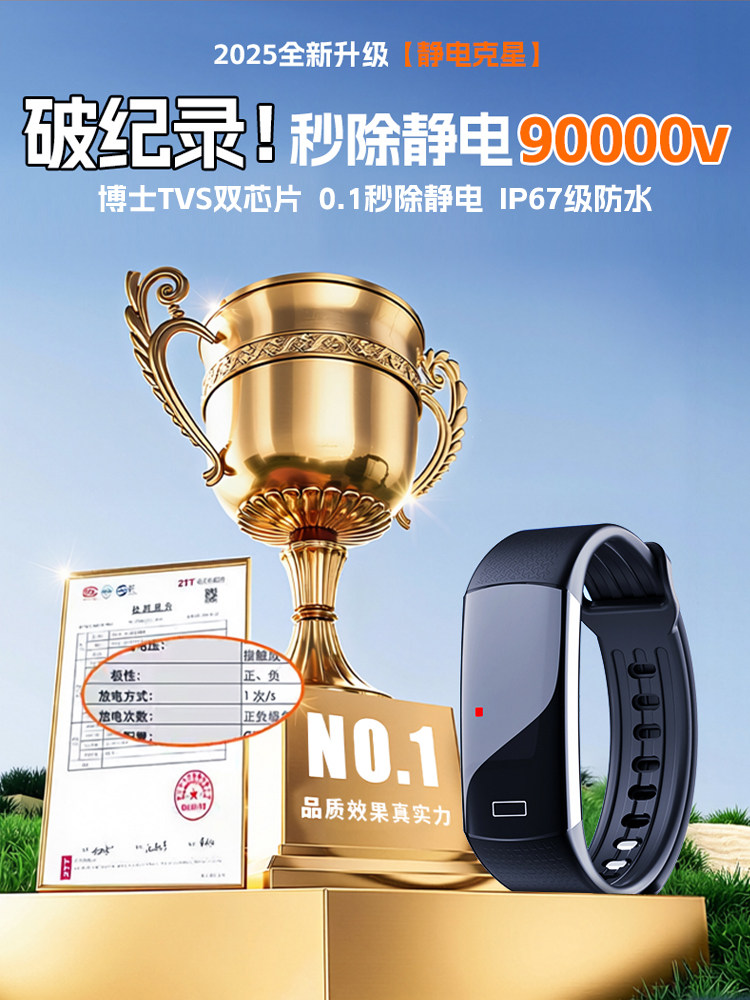 Anti-Static Wristband Eliminator, Static Electricity Remover, Car Use Human Body Discharger, Winter Season Watch Chain Anti-Static