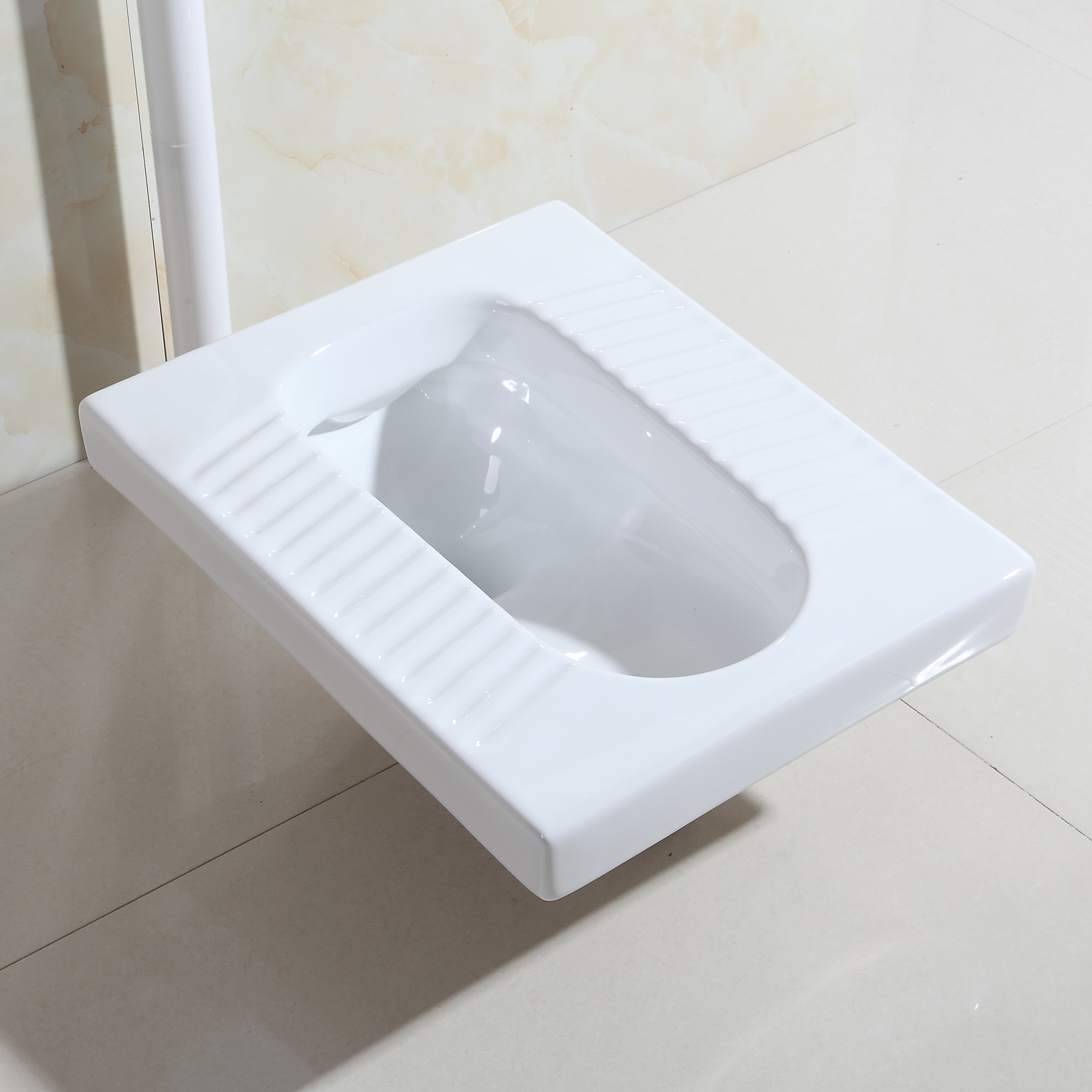 Household squat toilet flushing tank complete set Ceramic squat toilet toilet deodorant squat toilet complete set of squat urinal