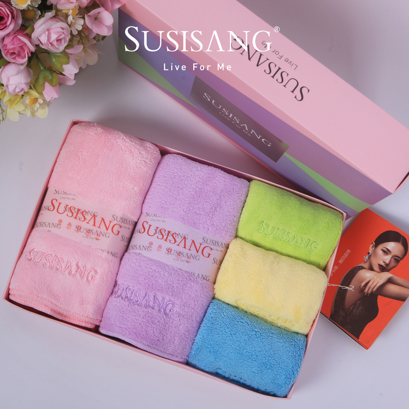 Susang Towel Adult Household Face Towel Bath Wrap Headscarf Quick-Drying Large Bath Towel Baby Square Towel