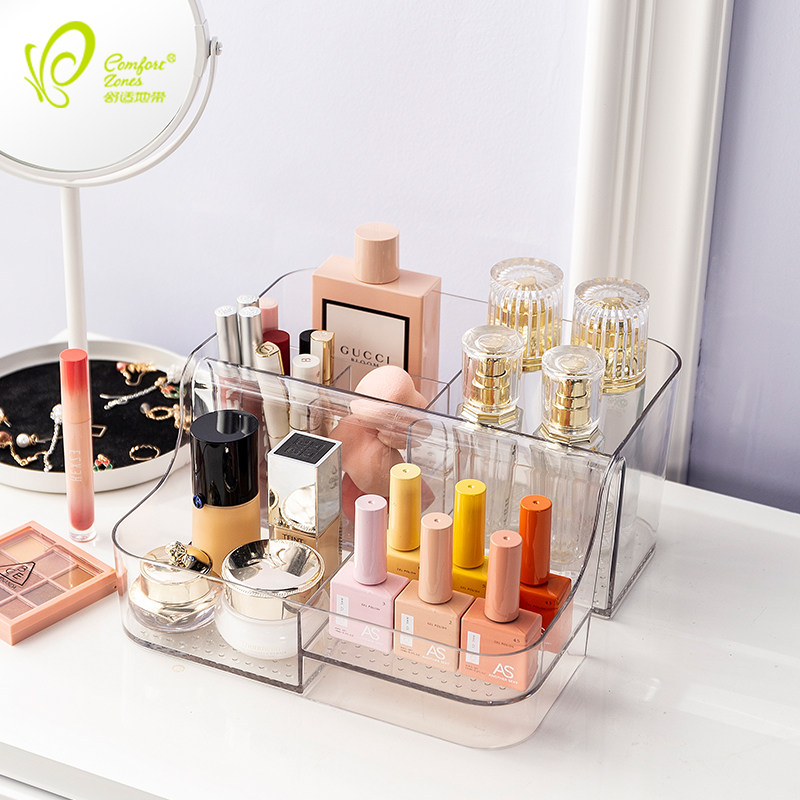 Comfortable with cosmetics collection box container beauty brush frame remote control sim card collection box