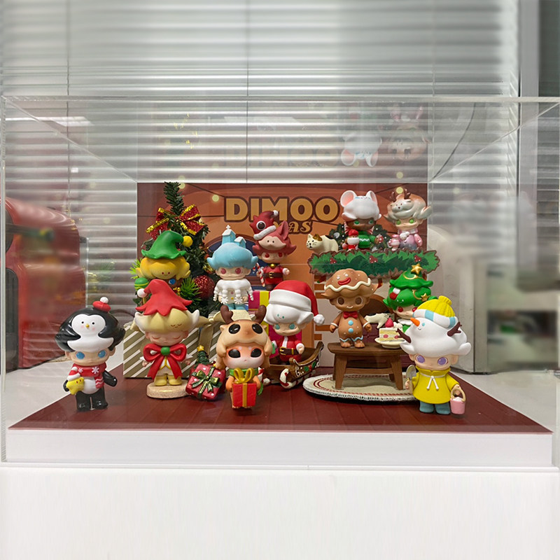 DIMOChristmas Christmas Midnight Themed Box Bubble Mater Series Models Trendy Toys Girls Gifts Dust Resistant
