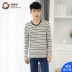 InBron mùa thu và mùa đông đồ lót thanh thiếu niên cotton Lycra vừa và lớn quần áo mùa thu trẻ em mỏng đồ lót nam shop đồ bộ trẻ em cao cấp Quần áo lót