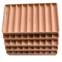 Imported Spanish cedar wood tray wake-up eggplant aroma-raising eggplant display tray cigar box cabinet wooden shelf cigar tray