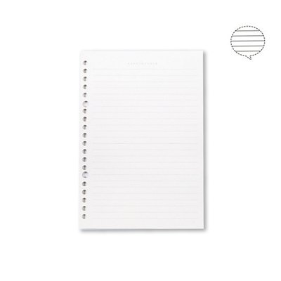 优凡文具26孔活页纸4本装