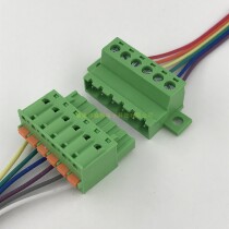 Solder-free butt fixed terminal XK2EDGRKC-5 08MM2EDGKD screw-free plug-in terminal