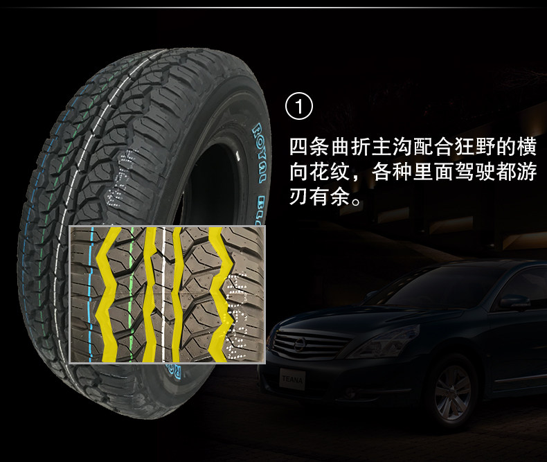 Jiangling Motors Yusheng S350 Tire 235/65R 17 265/65R17 2.0T2.4T Original at Off-road Tire