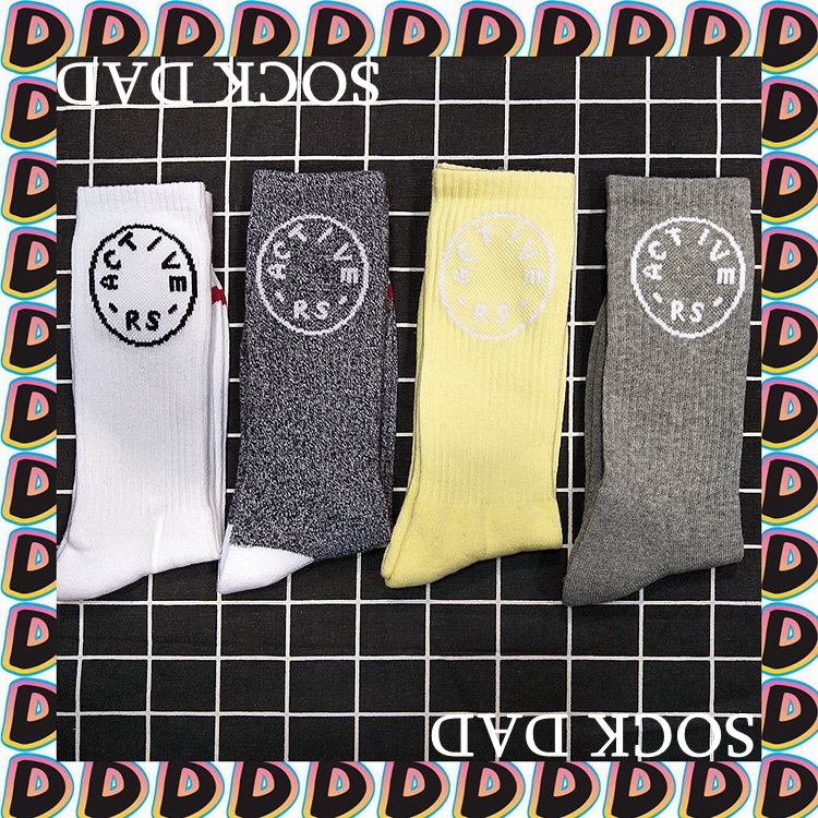 SOCK DAD Active R / S Vớ trượt ván Bít tất Vớ Tất vớ thể thao Khăn phía dưới tất nam cao cổ