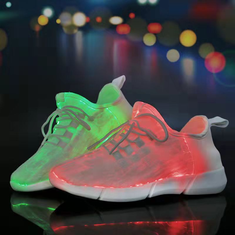 Ghost Step Dance Luminous Shoes Led Rechargeable Colorful Light Shoes for Men and Women Couple Sports Shoes Fashionable New Fiber Optic Luminous Shoes Ghost Step Dance Luminous Shoes Led Rechargeable Colorful Light Shoes for Men and Women Couple Sports Shoes Fashionable New Fiber Optic Luminous Shoes