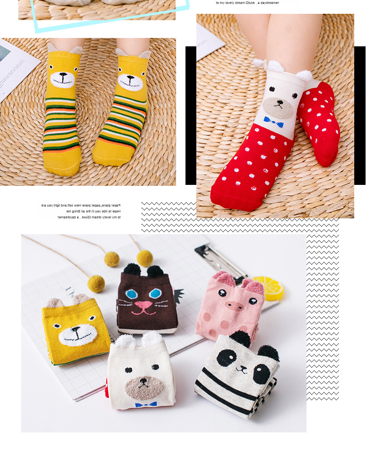 Trẻ em vớ cotton mùa xuân và mùa thu 1-3-5-7-9-10 tuổi bé trai mùa thu và mùa đông trong đôi tất trẻ em lớn bé gái vớ thời trang trẻ em cao cấp