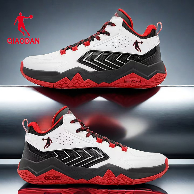 Jordan Men's Shoes Professional Cushioning Basketball Shoes High-Top Leather Anti-Wear Anti-Collision Practical Rebound Anti-Slip Shock-Absorbing Sports Shoes