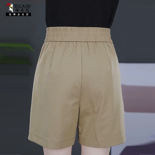 Летние шорты, приталенные штаны, тонкий костюм, А-силуэт, свободный прямой крой