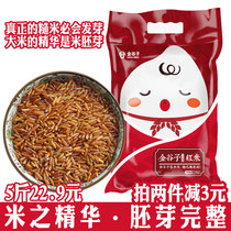 2020 new rice brown rice 5 pounds red fragrant rice farm-produced red rice five grains rice fitness meal whole grains low-fat