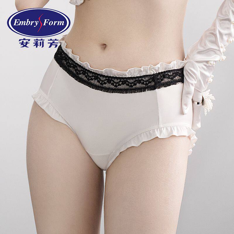 (COCO series) Anlifang EB00399 EB00400 lace underpants female mid-waist triangular pants E200400
