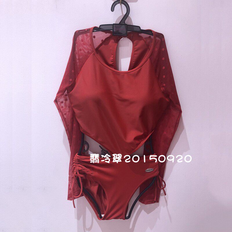 Findpoetry Sexy triangle Liveable woman swimsuit long sleeve mesh yarn Podot package hip swimsuit FS0692