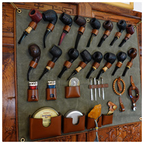Wax Wangfu Pipe Hanging Cloth Wall Storage Toy Cigar Accessories Display Wall Hanging