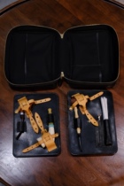 Wax Wangfu pure cowhide multifunctional large capacity expandable pipe bag can be worn as a shoulder bag chest bag or crossbody