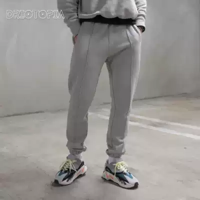 DRIOTOPIA American vintage plus velvet trousers men casual padded pants fitness training pants DRIOCO