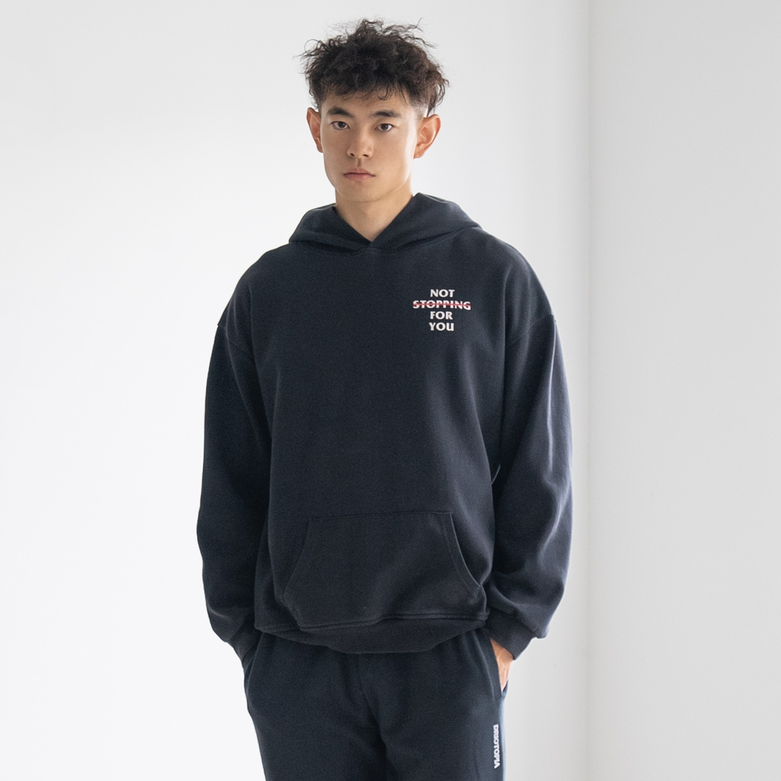 DRIOTOPIA autumn winter sports necropolis with male loose minimalist sleeve headshirt 100 lap-shirt female DRIOCO