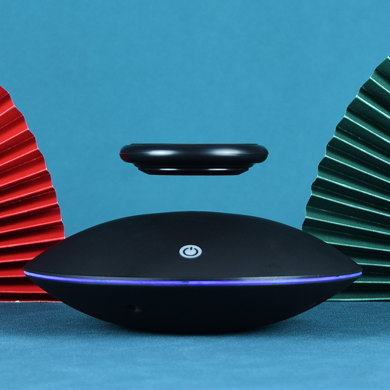 Magnetic Levitation Rotating Display Stand Tray Model Gift Figurine Toy DIY Accessories High-Tech Base