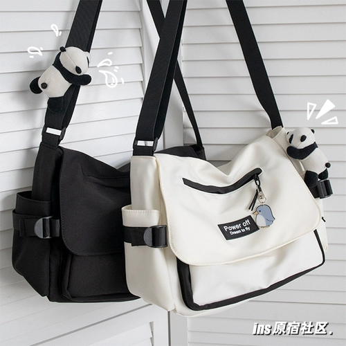 Мужская брендовая вместительная и большая сумка через плечо, японская сумка на одно плечо для отдыха