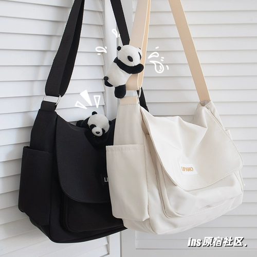 Брендовая универсальная вместительная и большая японская сумка через плечо, ранец на одно плечо, в корейском стиле, подходит для студента