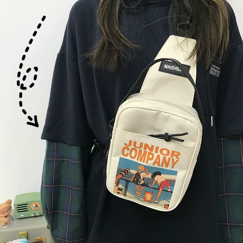 Брендовая японская сумка для телефона, нагрудная сумка подходит для мужчин и женщин, Южная Корея, в японском стиле, в корейском стиле