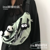 Японская спортивная брендовая нагрудная сумка для отдыха подходит для мужчин и женщин, поясная сумка для велоспорта, Южная Корея