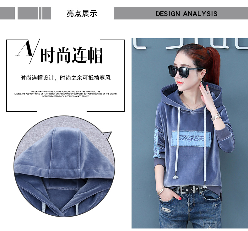 Sweatshirt femme - Ref 3215348 Image 10