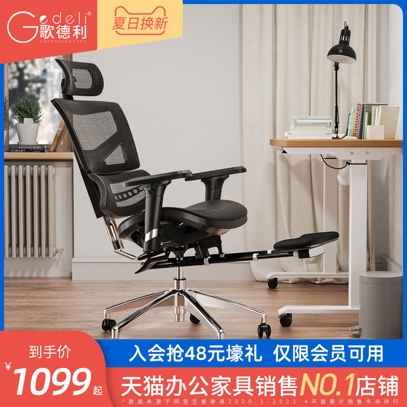 Song Delli Computer Ergonomic Chair V1 Seat Home Office Chair Comfort Long Sitting Boss Chair Electric Race Chair