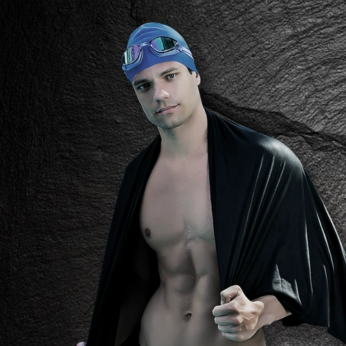 Быстросохнущее пляжное большое банное полотенце для путешествий для детей и взрослых для плавания, быстрое высыхание, хорошо впитывает воду