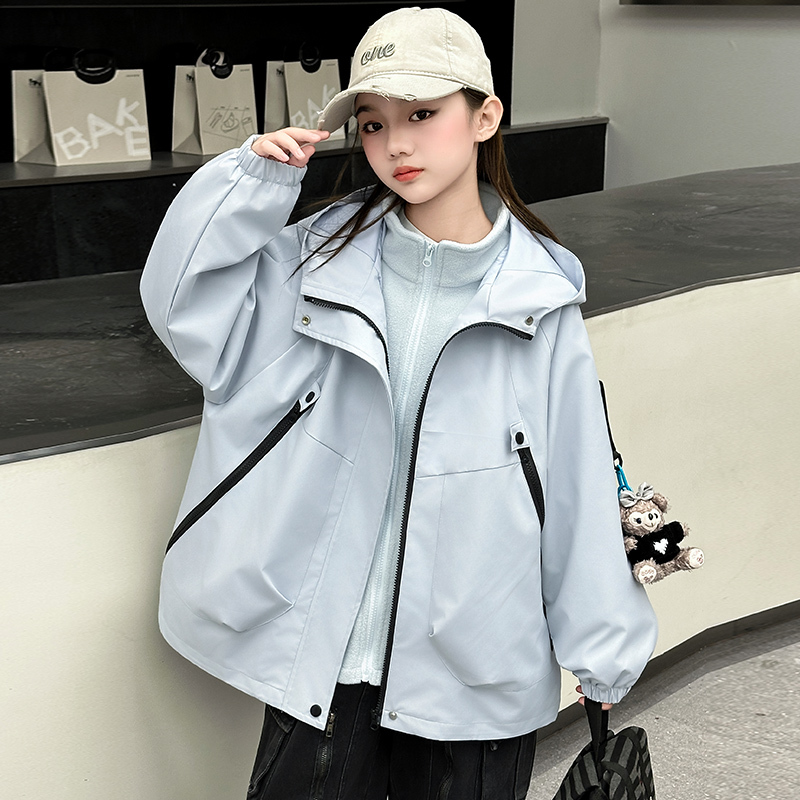 Girls' Jacket 2026 Spring and Autumn New Children's Autumn Clothing Three-In-One Jacket for Older Girls Girls' Jacket 2026 Spring and Autumn New Children's Autumn Clothing Three-In-One Jacket for Older Girls