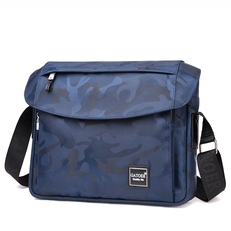Japanese large-capacity leisure male bag shoulder bag Oxford cloth banner backpack sports bag