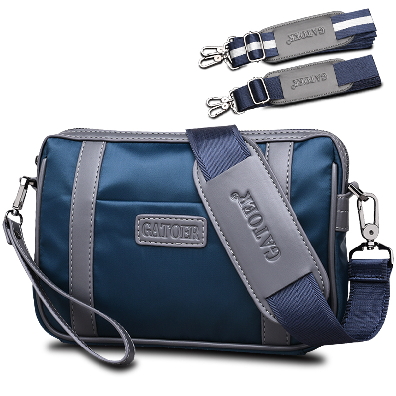 Men's hand holding bag multifunction Oxford Canvas Casual Hand Grab Bag Cross single shoulder Slanted Satchel Korean version Little Shoulder Bag Men's Bag