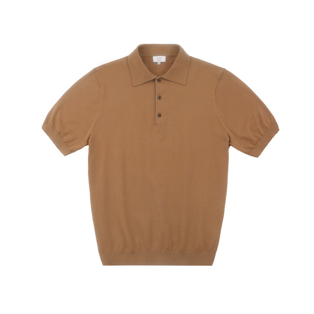 ZINGCHEN knitted polo shirt men's short-sleeved solid color Xinjiang pure cotton lapel ເສື້ອທີເຊີດ